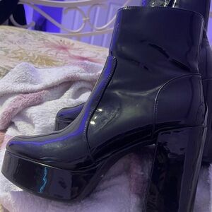 Black Women's Platform Ankle Boots madden girl